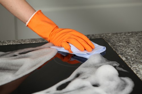 Leather sofa cleaning and conditioning service in Dartmouth Park