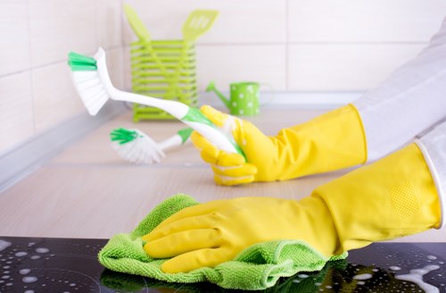 Dirty curtains before cleaning showing dust and stains in Dartmouth Park home